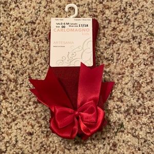 CARLOMAGNO SOCKS - Baby Cotton Knee High Sock 3-6M